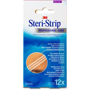 3M Steri-Strip 3mm x 7.5mm 12 Pack