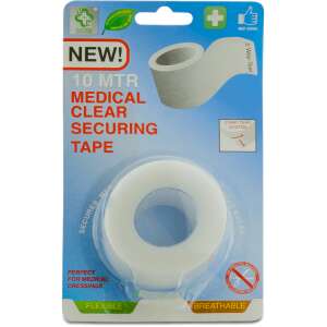 A+E Medical Clear Securing Tape 2.5cm x 10m