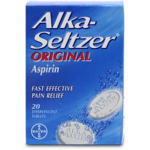 Alka Seltzer Original Aspirin 20 Effervescent Tablets