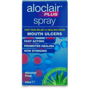 Alliance Aloclair Plus Spray Mouth Ulcer Treatment 15ml