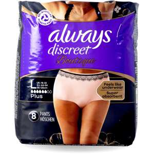 Always Dailies Discreet Boutique Plus Pants Large 8 pack