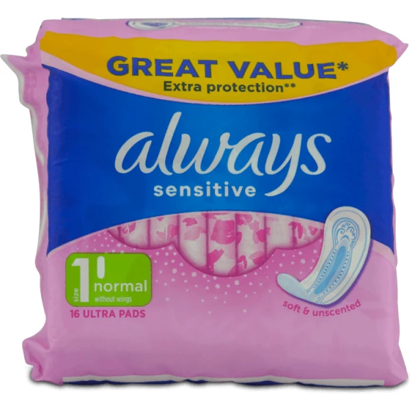 Always Sensitive Normal 16 Pack