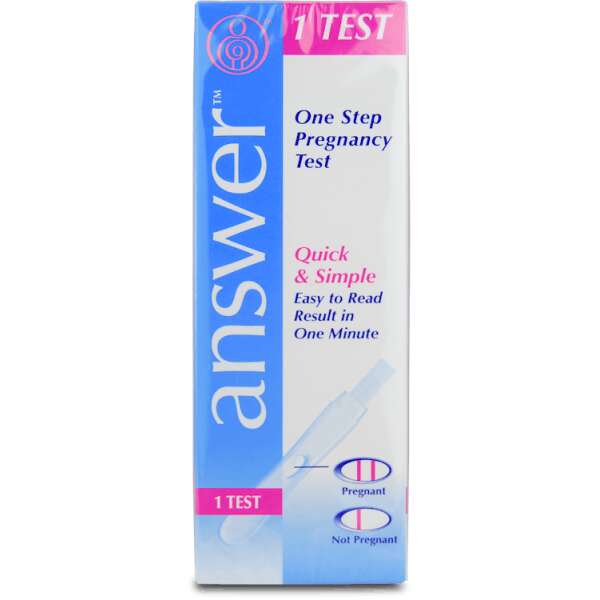 Answer One Step Pregnancy Test 1 Pack