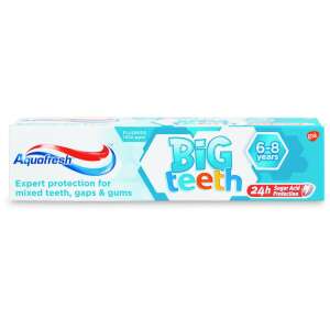 Aquafresh Big Teeth Fluoride Toothpaste 6-8 Years 50ml