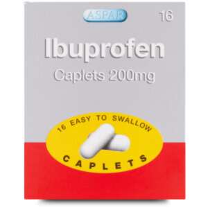 Aspar Ibuprofen 200mg 16 pack