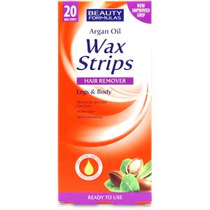 Beauty Formulas Argan Oil Legs & Body 20 Wax Strips