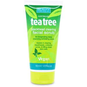 Beauty Formulas Tea Tree Blackhead Clearing Face Scrub 150ml