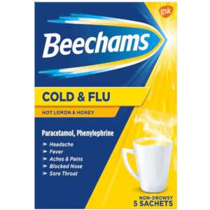 Beechams Cold & Flu Honey and Lemon 5 pack