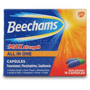 Beechams Max Strength All in One 16 Capsules