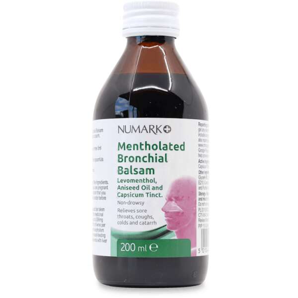 Numark Mentholated Bronchial Balsam 200ml