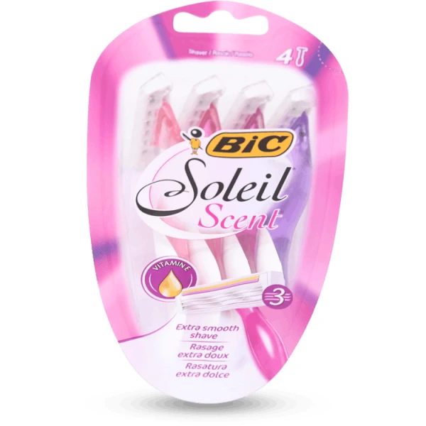 Bic Razors Soleil Scent 4 Pack