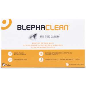 Blephaclean Eyelid Wipes 20 Pack