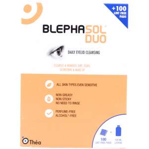 Blephasol Duo Daily Eyelid Cleansing Pads 100 Pack