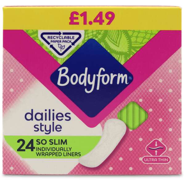 Bodyform Liners So Slim 24 Pack