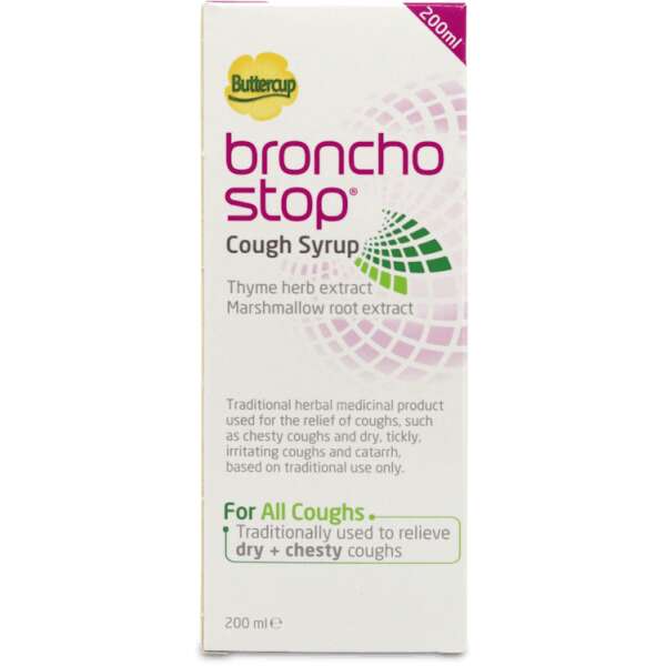 Buttercup Bronchostop Cough Syrup 200ml