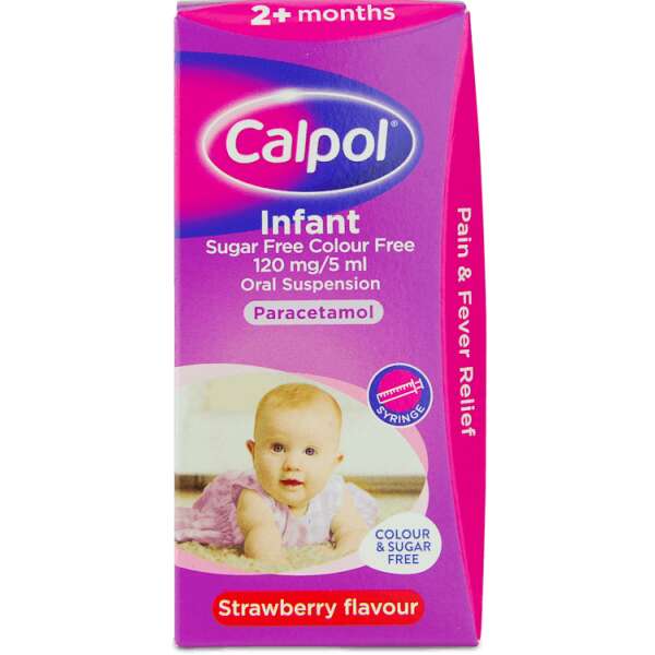 Calpol Infant Suspension Colour & Sugar Free 100ml