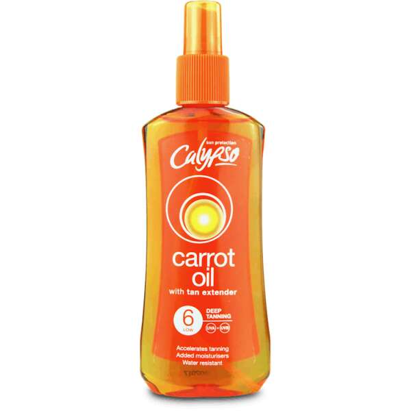 Calypso Carrot Oil with Tan Extender SPF6 200ml