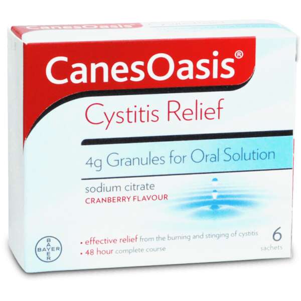 CanesOasis Cystitis Relief 6 Sachets