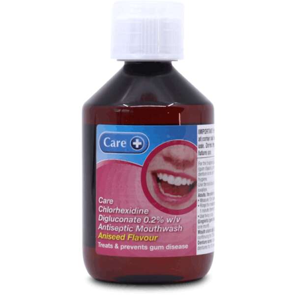 Care Chlorhexidine Mouthwash Aniseed Flavour 300ml