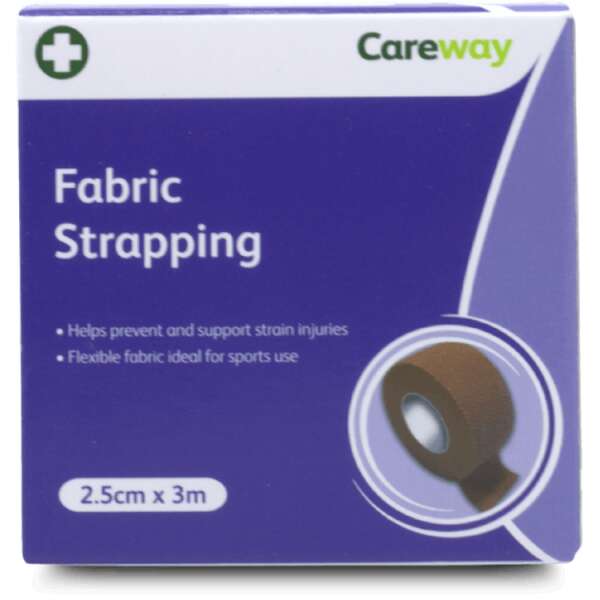 Careway Fabric Strapping 2.5cm X 3m