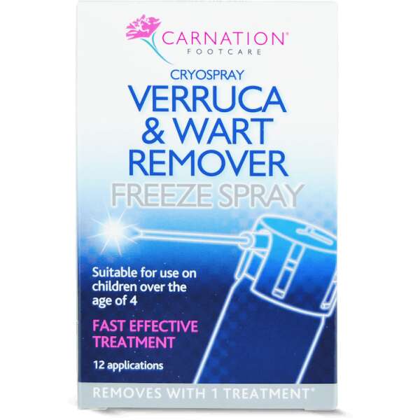 Carnation Verruca and Wart Remover Freeze Spray 50ml