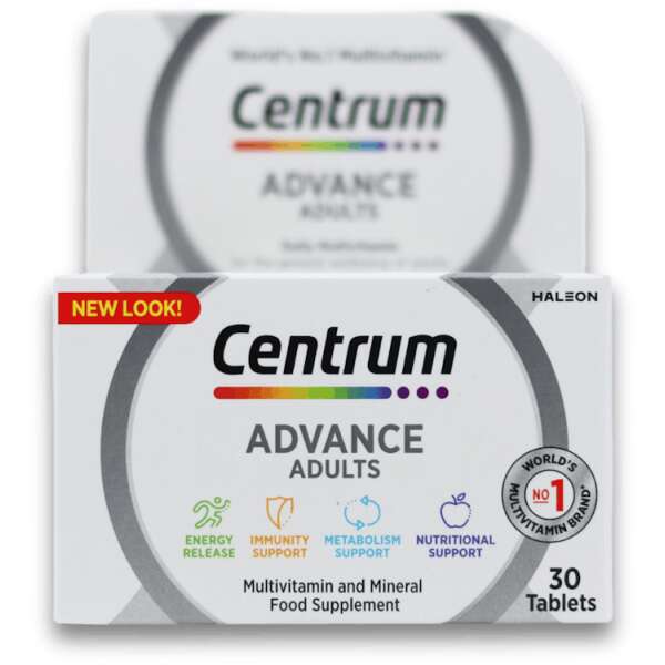 Centrum Advance Adults Multivitamin 30 Tablets