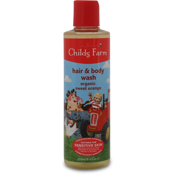 Childs Farm Hair & Body Wash Organic Sweet Orange 250ml