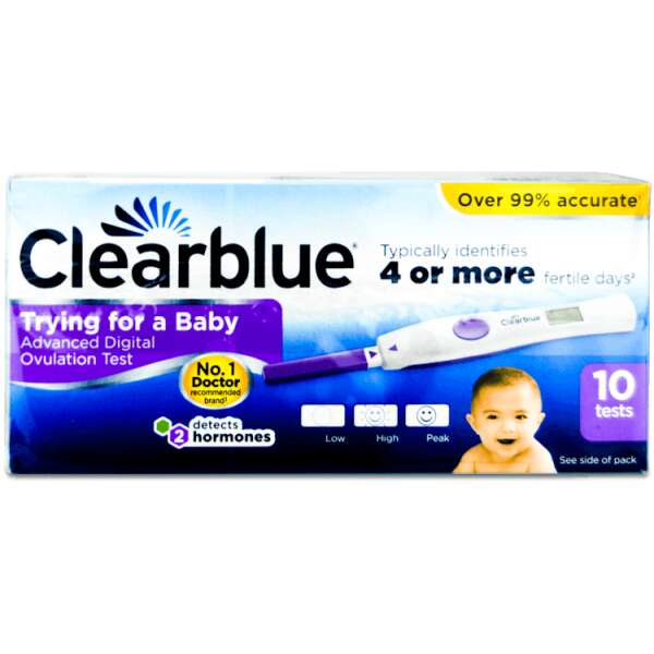 Clearblue Advanced Digital Ovulation Test 10 Pack