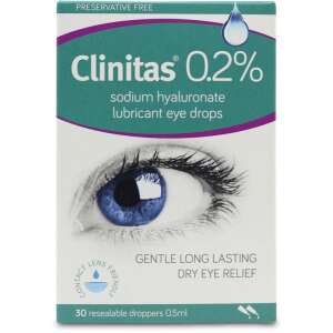 Clinitas 0.2% Lubricant Eye Drops 30 x 0.5ml