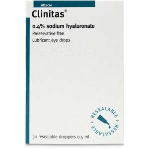 Clinitas 0.4% Perservative Free Eye Drops 30×0.5ml