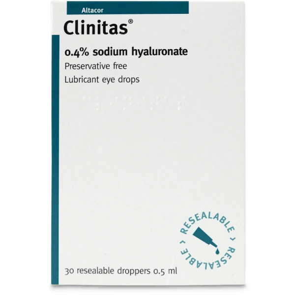 Clinitas 0.4% Perservative Free Eye Drops 30 x 0.5ml