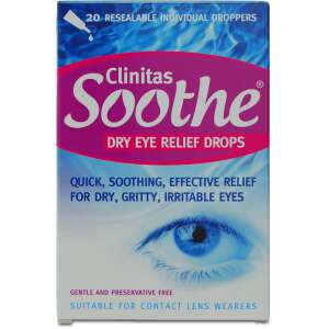 Clinitas Soothe Lubricant Eye Drops 20×0.5ml