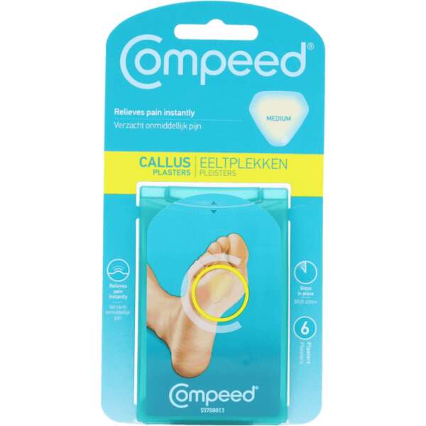 Compeed Callous Plaster Medium 6 pack