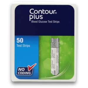 Contour Plus Blood Glucose Test Strips 50 pack