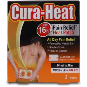 Cura-Heat Max Size Direct To Skin 2 pack