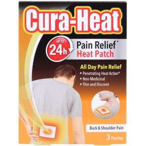 Cura-Heat Pads Back & Shoulder 3 pack