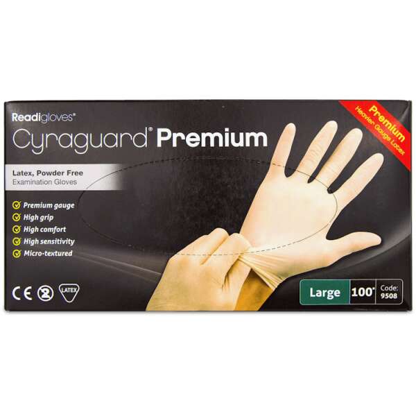 Cyraguard Premium Gloves Large 100 Pack