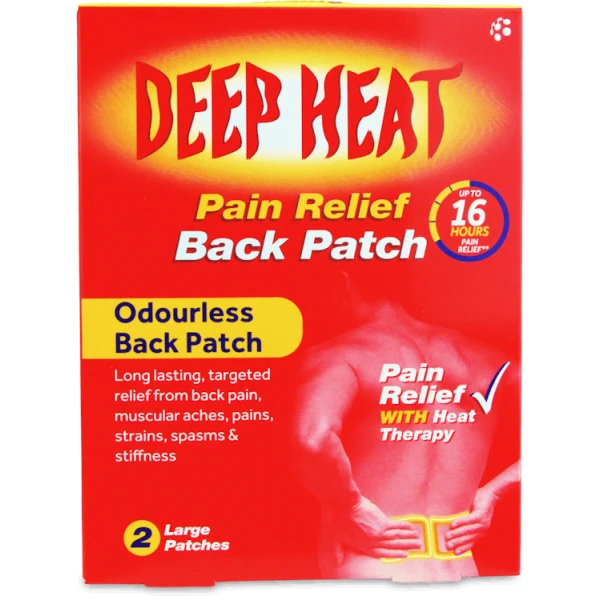 Deep Heat Pain Relief Back Patch Extra Large 2 Patches