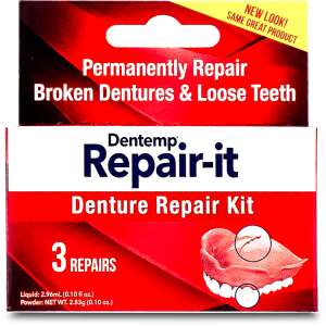 Dentemp Repair-It Denture Repair Kit 3 Pack