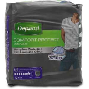 Depend Comfort Protect For Men Small/Medium 10 Pack