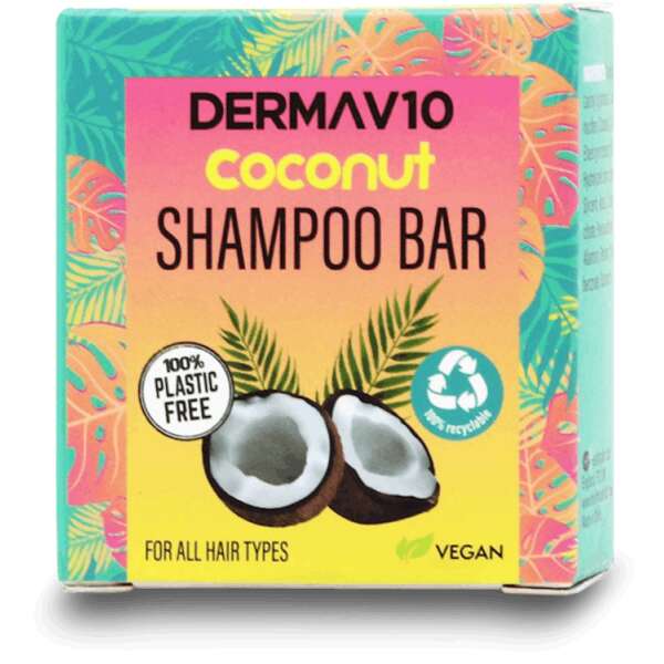 Derma V10 50g Shampoo Bar Coconut