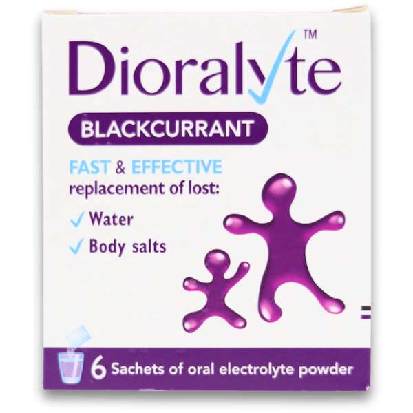 Dioralyte Blackcurrant 6 Sachets