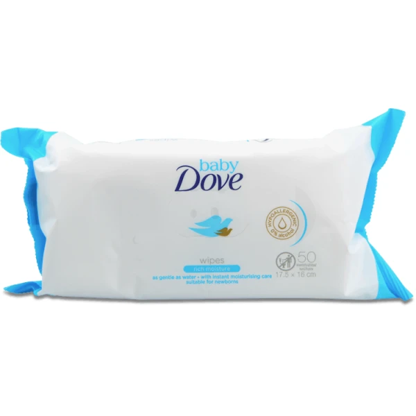 Baby Dove Rich Moisture 50 Wipes
