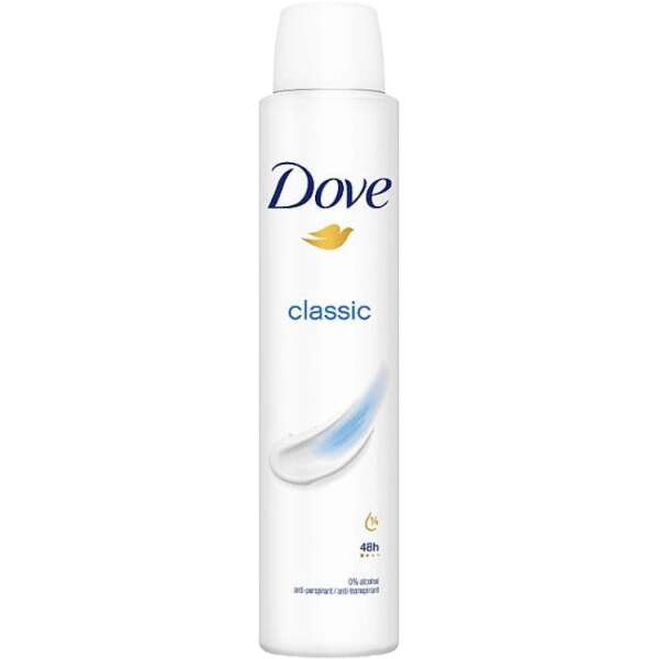 Dove Classic Antiperspirant Deodorant Aerosol 200ml