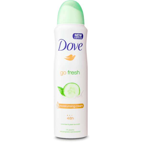 Dove Go Fresh Cucumber and Green Tea Antiperspirant Aerosol 150ml