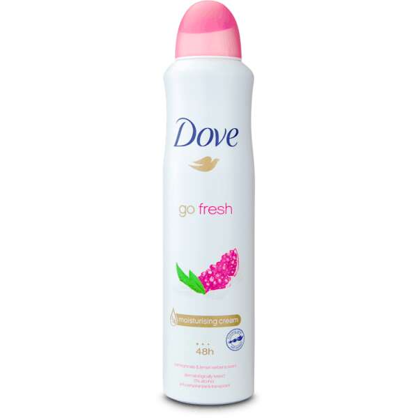 Dove Go Fresh Pomegranate Antiperspirant Deodorant Aerosol 250ml