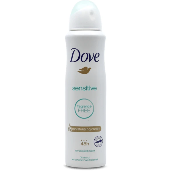 Dove Sensitive Skin Antiperspirant Deodorant Spray 150ml