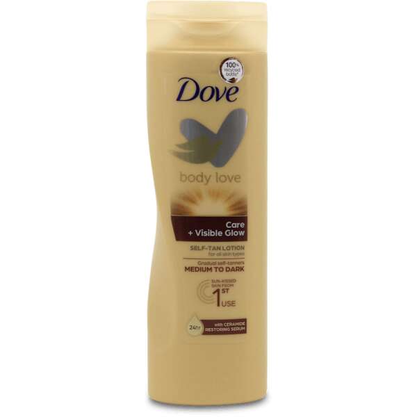 Dove Visible Glow Self-Tan Medium-Dark 250ml