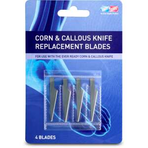 Ever Ready Corn & Callous Knife Replacement Blades 4 Pack