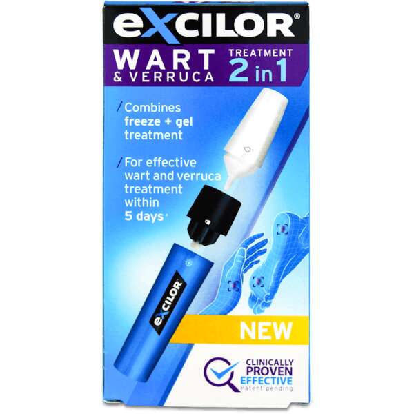 Excilor 2-In-1 Wart & Verruca Treatment